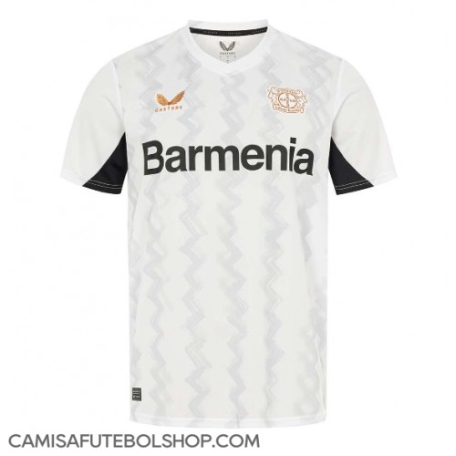 Camisa de time de futebol Bayer Leverkusen Replicas 2º Equipamento 2024-25 Manga Curta